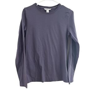 Athleta Outbound Stretch Purple Semi-Fitted Long Sleeved Top-Size Small